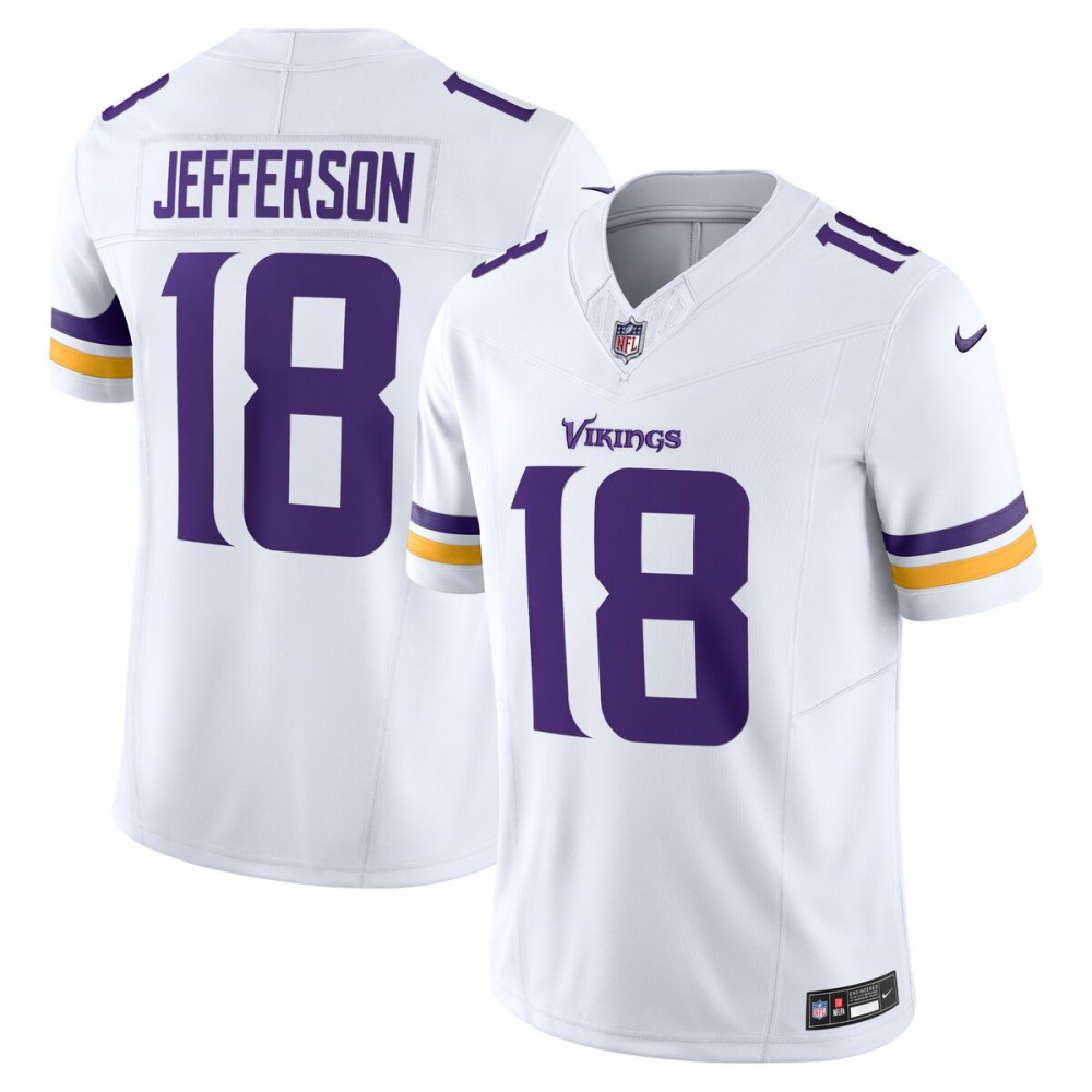 Justin Jefferson Minnesota Vikings Nike Vapor F.U.S.E. Limited Jersey - White-Profan Arena